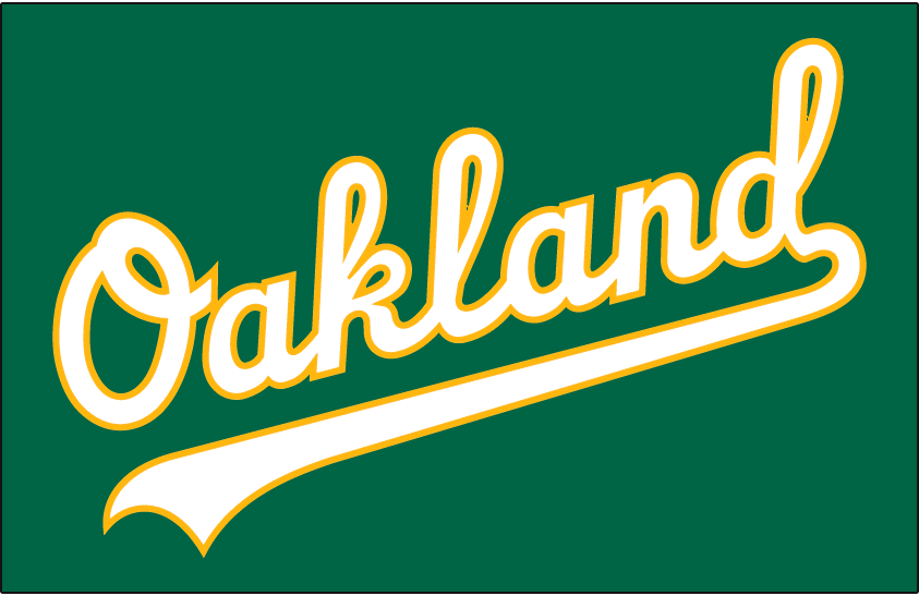 Oakland Athletics 2018-Pres Jersey Logo t shirts iron on transfers